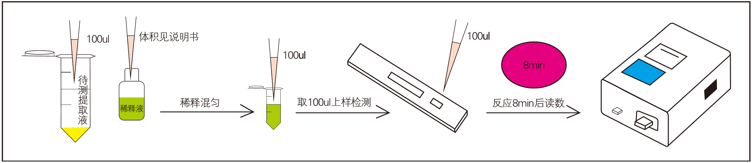 霉菌毒素快速檢測(cè)過程